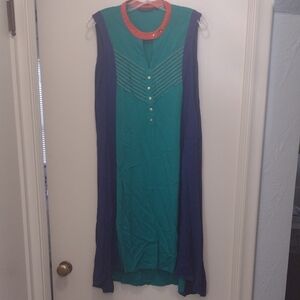 Rangmanch Striped Sleeveless Maxi Dress (J541)